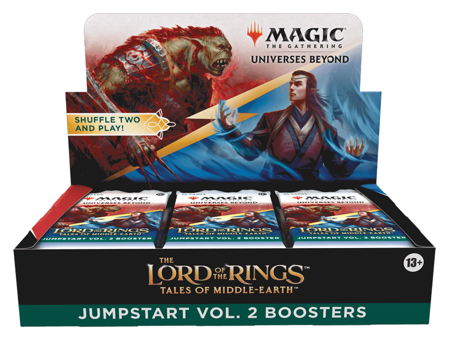The Lord of the Rings: Tales of Middle-earth™ Jumpstart Booster Vol. 2 Display - ZZGames.dk