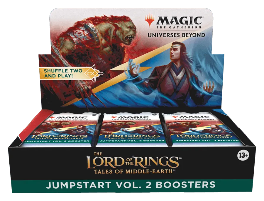 The Lord of the Rings: Tales of Middle-earth™ Jumpstart Booster Vol. 2 Display - ZZGames.dk