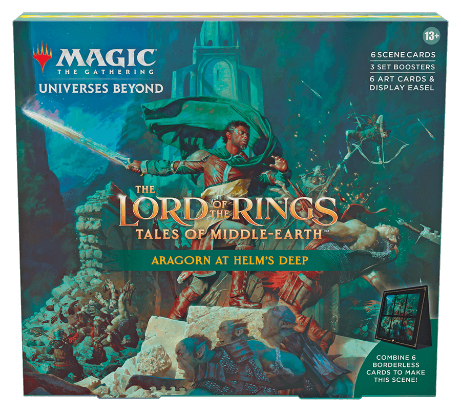 The Lord of the Rings: Tales of Middle-earth™ Scene Box - Aragorn At Helm's Deep - ZZGames.dk