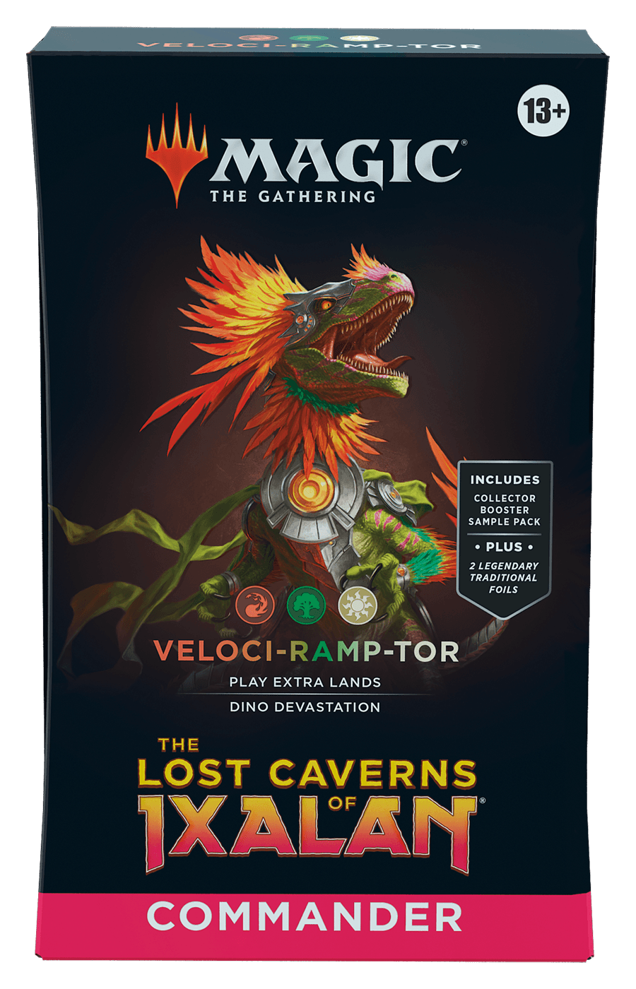 The Lost Caverns of Ixalan Commander Deck: Veloci-Ramp-Tor - ZZGames.dk