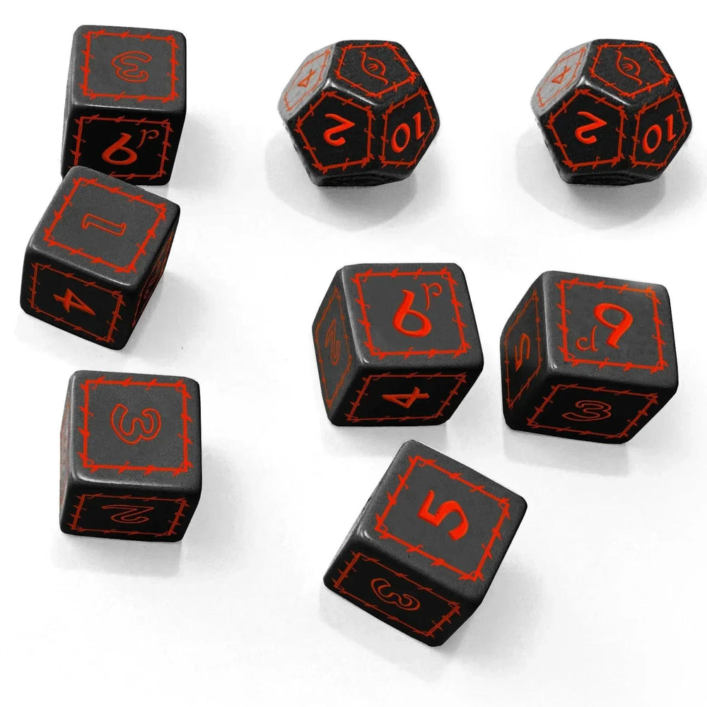 The One Ring™ Black Dice Set - ZZGames.dk