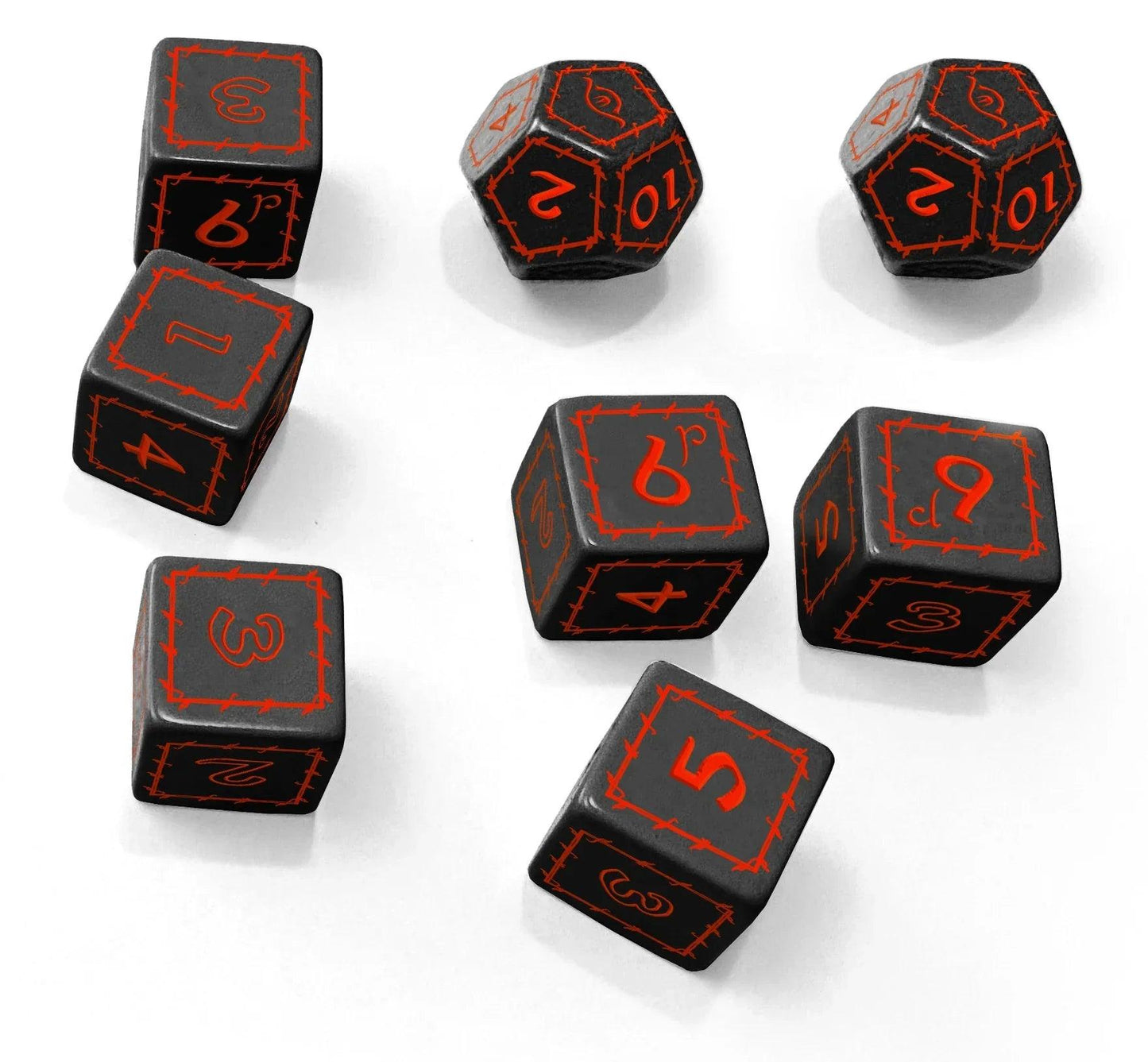The One Ring™ Black Dice Set - ZZGames.dk