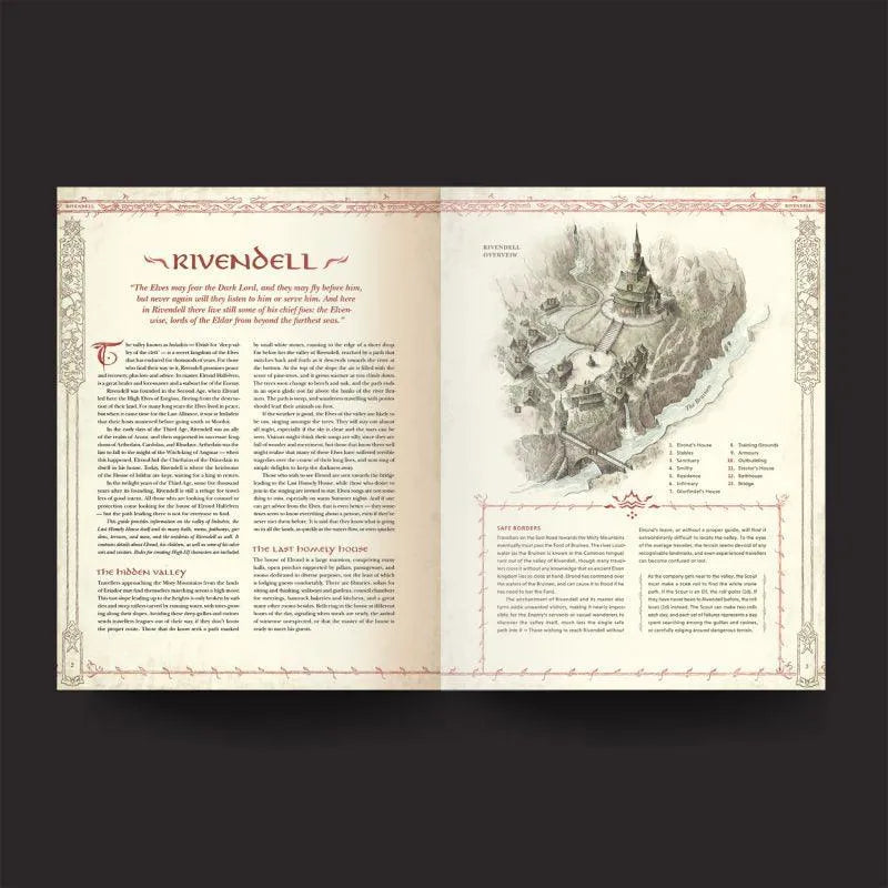 The One Ring™ Loremaster’s Screen & Rivendell Compendium - ZZGames.dk
