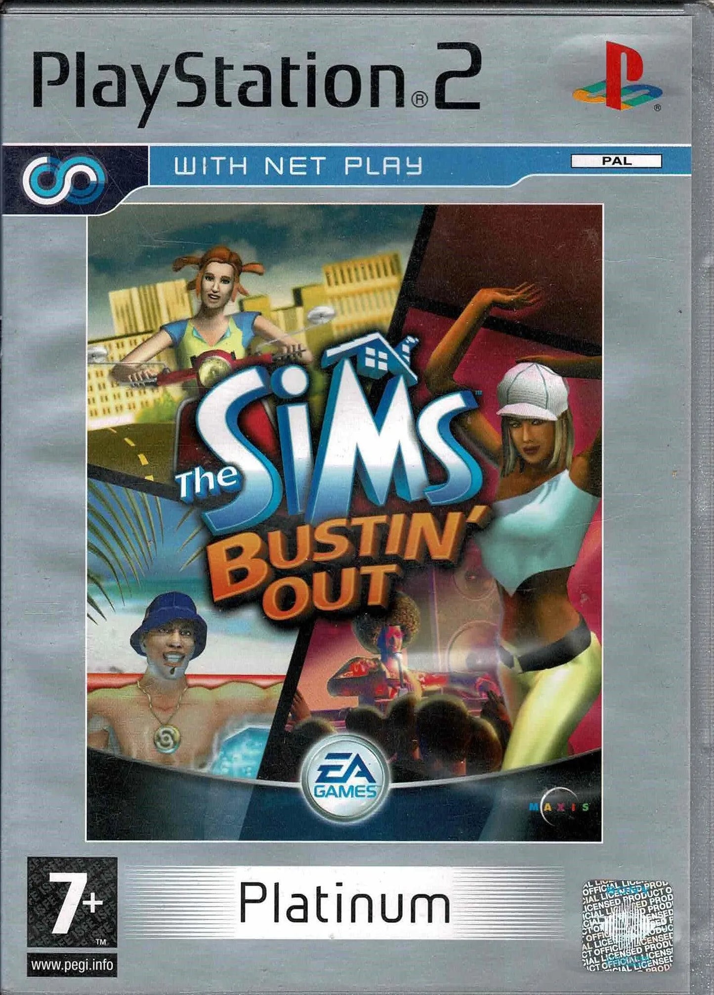 The Sims Bustin' Out (Platinum u. manual) - ZZGames.dk