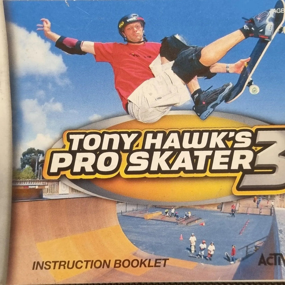 Tony Hawk's Pro Skater 3 manual (USA) - ZZGames.dk