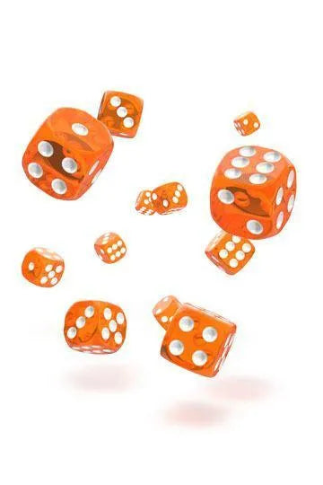 TRANSLUCENT: Orange 12mm (36 pcs) - ZZGames.dk