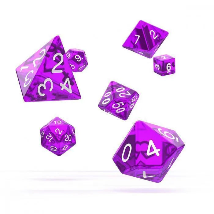 TRANSLUCENT: Purple (7 pcs) - ZZGames.dk
