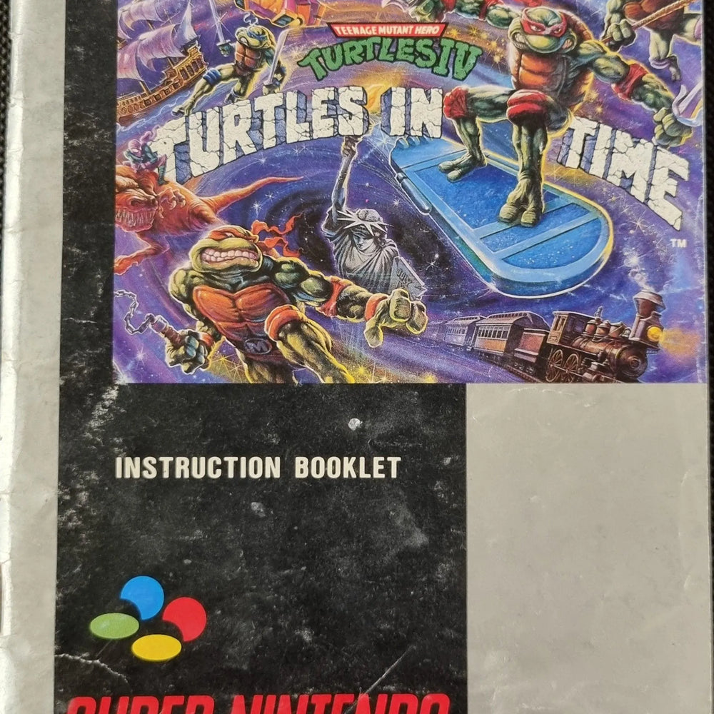 Turtles in Time manual (SCN) (kosmetiske fejl) - ZZGames.dk