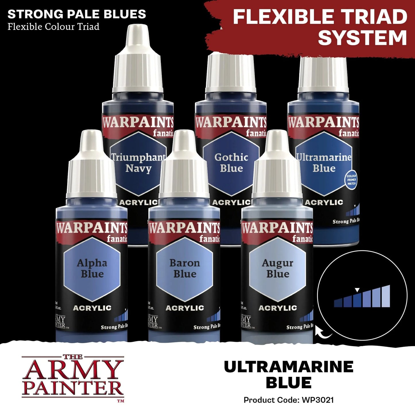 Ultramarine Blue (Warpaints Fanatic Acrylics) - ZZGames.dk