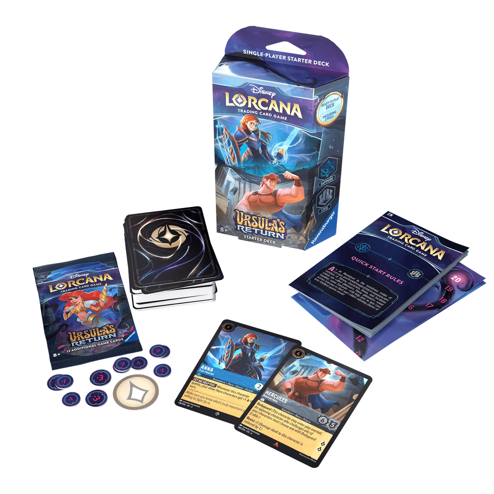 
                  
                    Ursula's Return - Starter Deck (Sapphire / Steel) - ZZGames.dk
                  
                