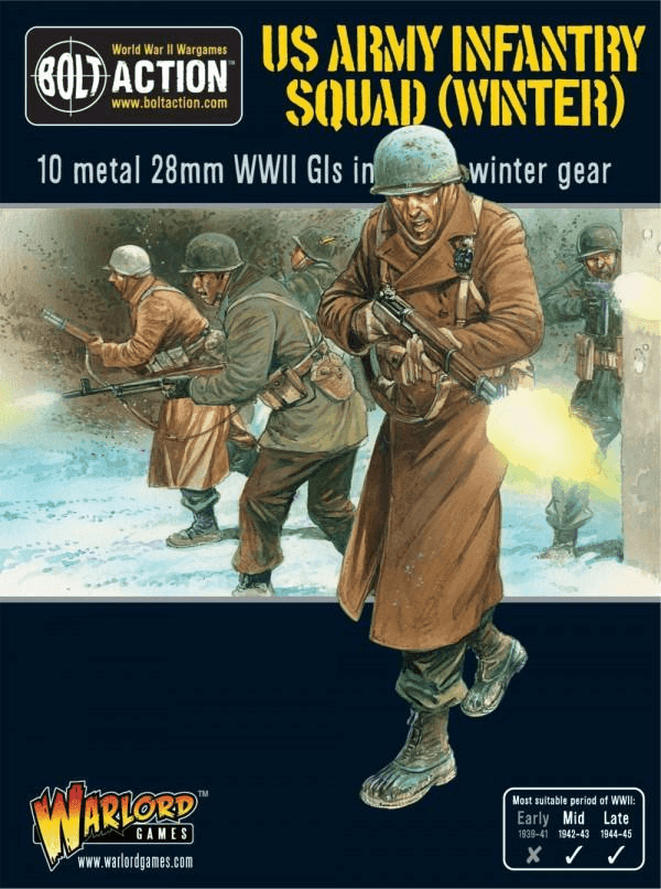 US Army Infantry Squad in Winter Clothing - ZZGames.dk