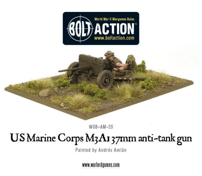 USMC M3A1 37mm anti-tank gun - ZZGames.dk