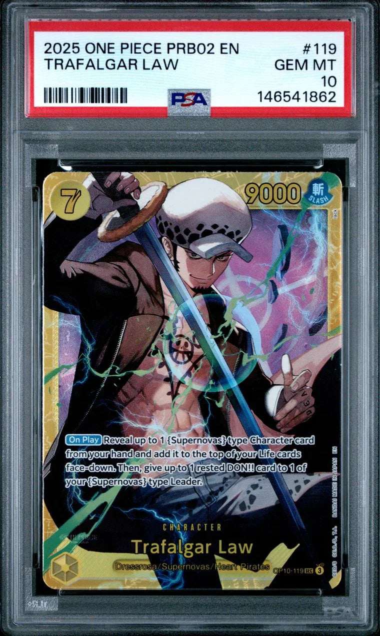 One Piece PRB02 Premium Booster Vol. 2 – Trafalgar Law #119