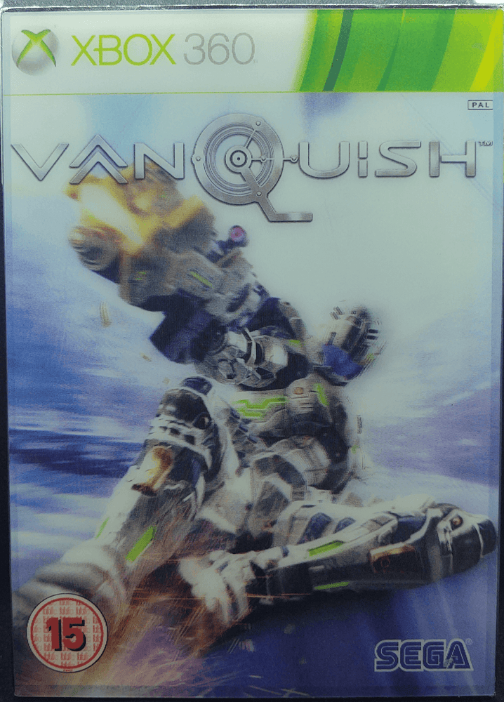 Vanquish (3d lenticular slipcase cover) - ZZGames.dk