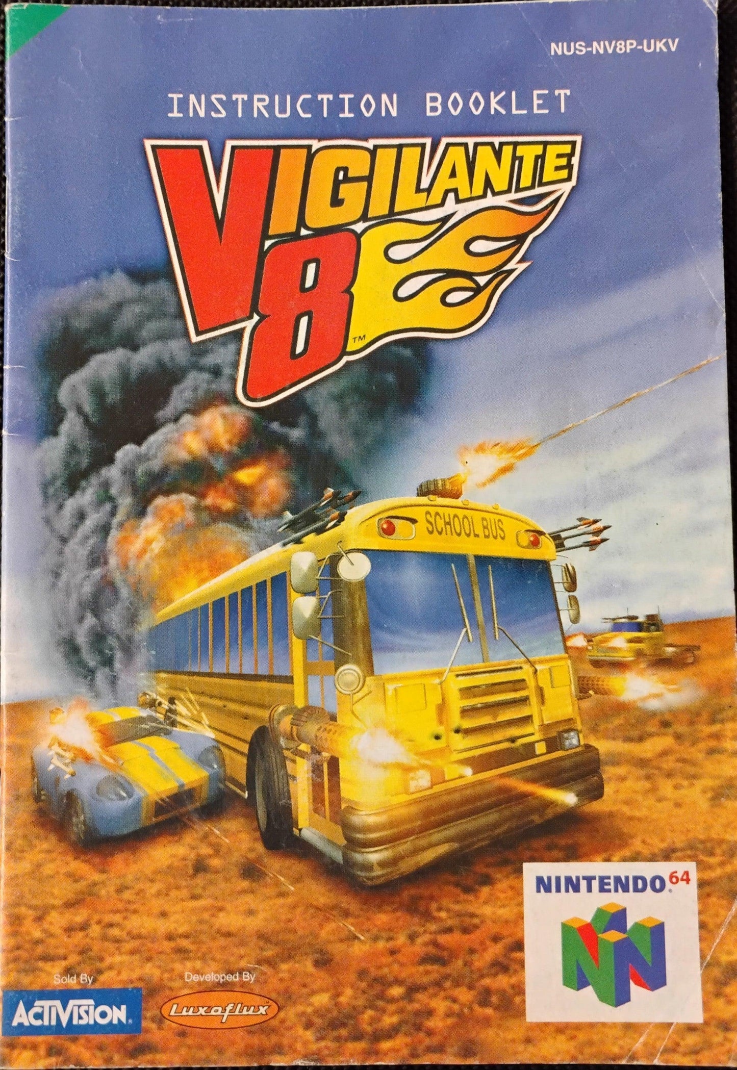 Vigilante 8 manual (UKV) - ZZGames.dk