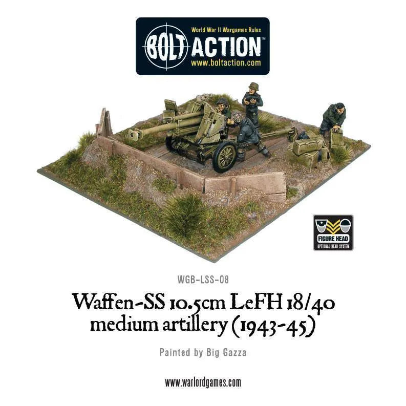 Waffen-SS 10.5cm LeFH 18/40 medium artillery - ZZGames.dk