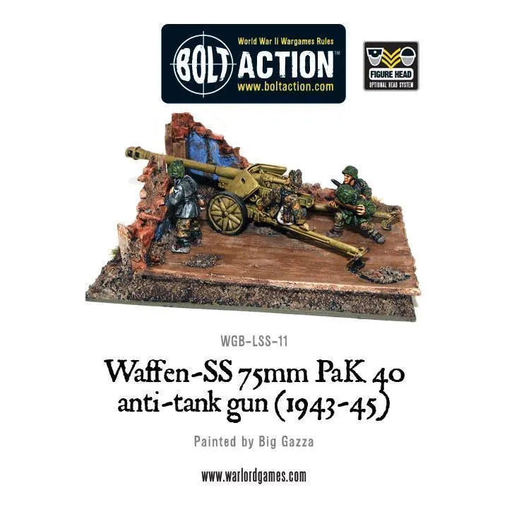 Waffen-SS 75mm PaK 40 anti-tank gun - ZZGames.dk