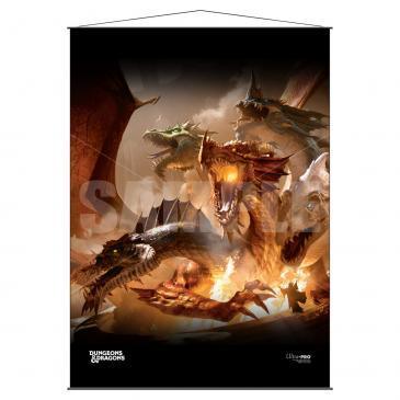 Wall Scroll - The Rise of Tiamat - Dungeons & Dragons Cover Series - ZZGames.dk