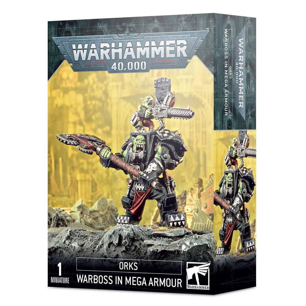 ORK WARBOSS IN MEGA ARMOUR - ZZGames.dk