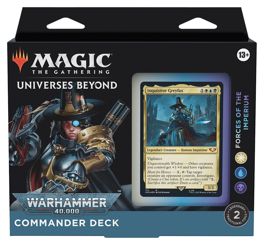 Warhammer 40,000 Commander Deck – Forces of the Imperium - ZZGames.dk