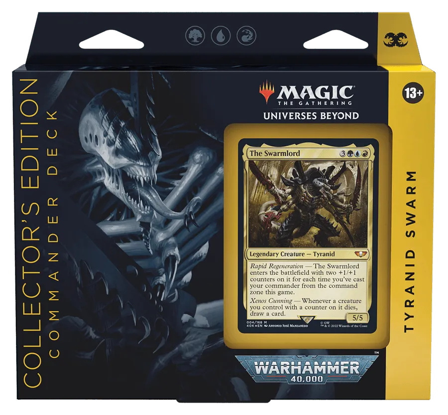 Warhammer 40,000 Commander Deck - Tyranid Swarm Collector's Edition - ZZGames.dk