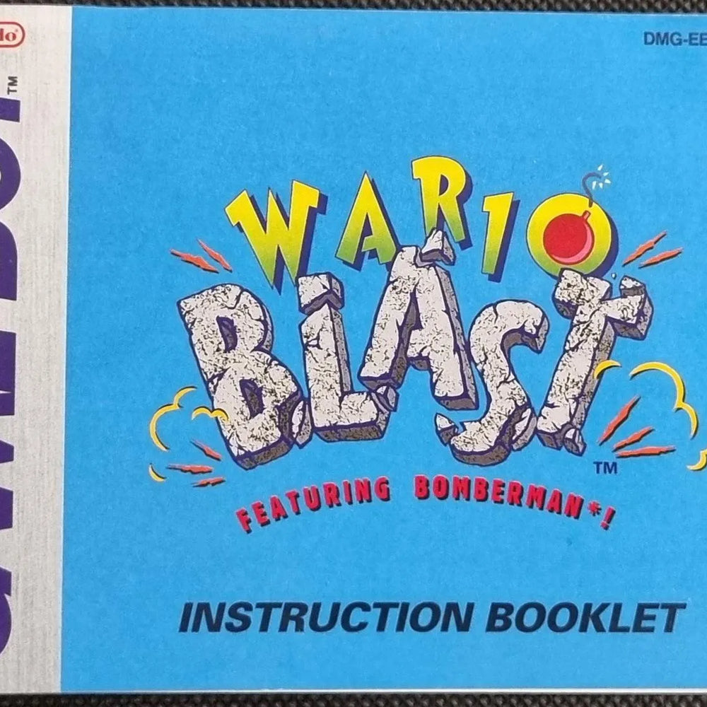 Wario Blast manual (UKV) - ZZGames.dk