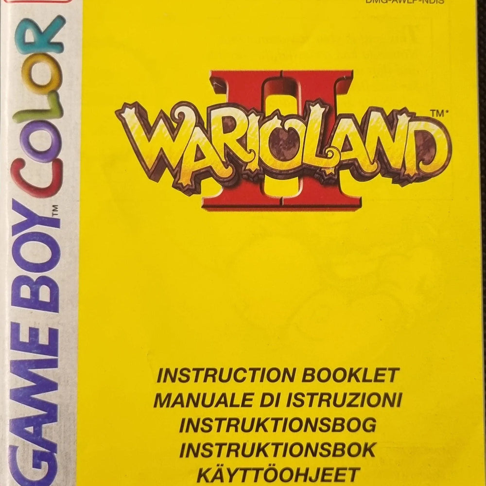 Wario Land 2 manual (NDIS) - ZZGames.dk