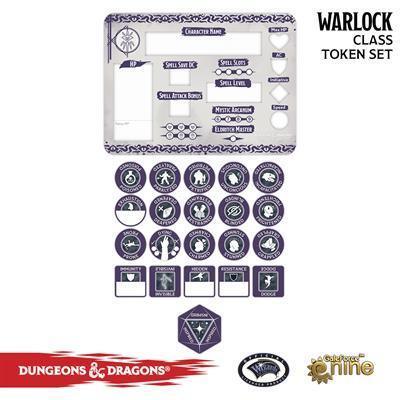 Warlock Token Set - ZZGames.dk