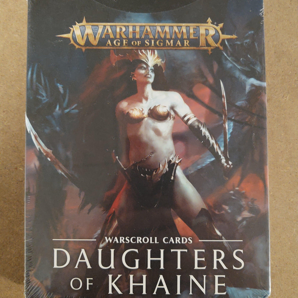WARSCROLL CARDS DAUGHTERS OF KHAINE - ZZGames.dk