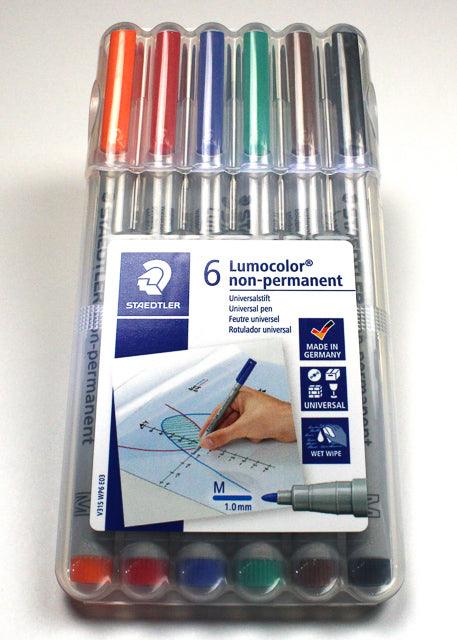 Water Soluble 6-Pack Markers Medium-Tip - ZZGames.dk