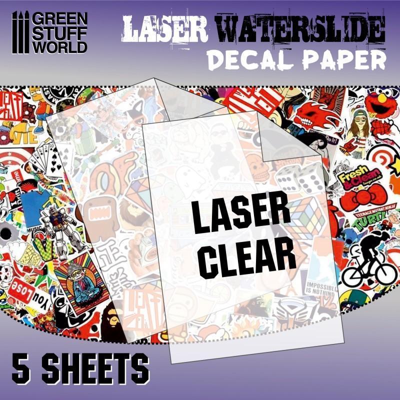 Waterslide Decals - Laser Transparent - ZZGames.dk