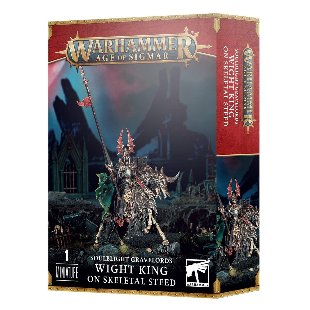 SOULBLIGHT GRAVELORDS: WIGHT KING ON SKELETAL STEED - ZZGames.dk