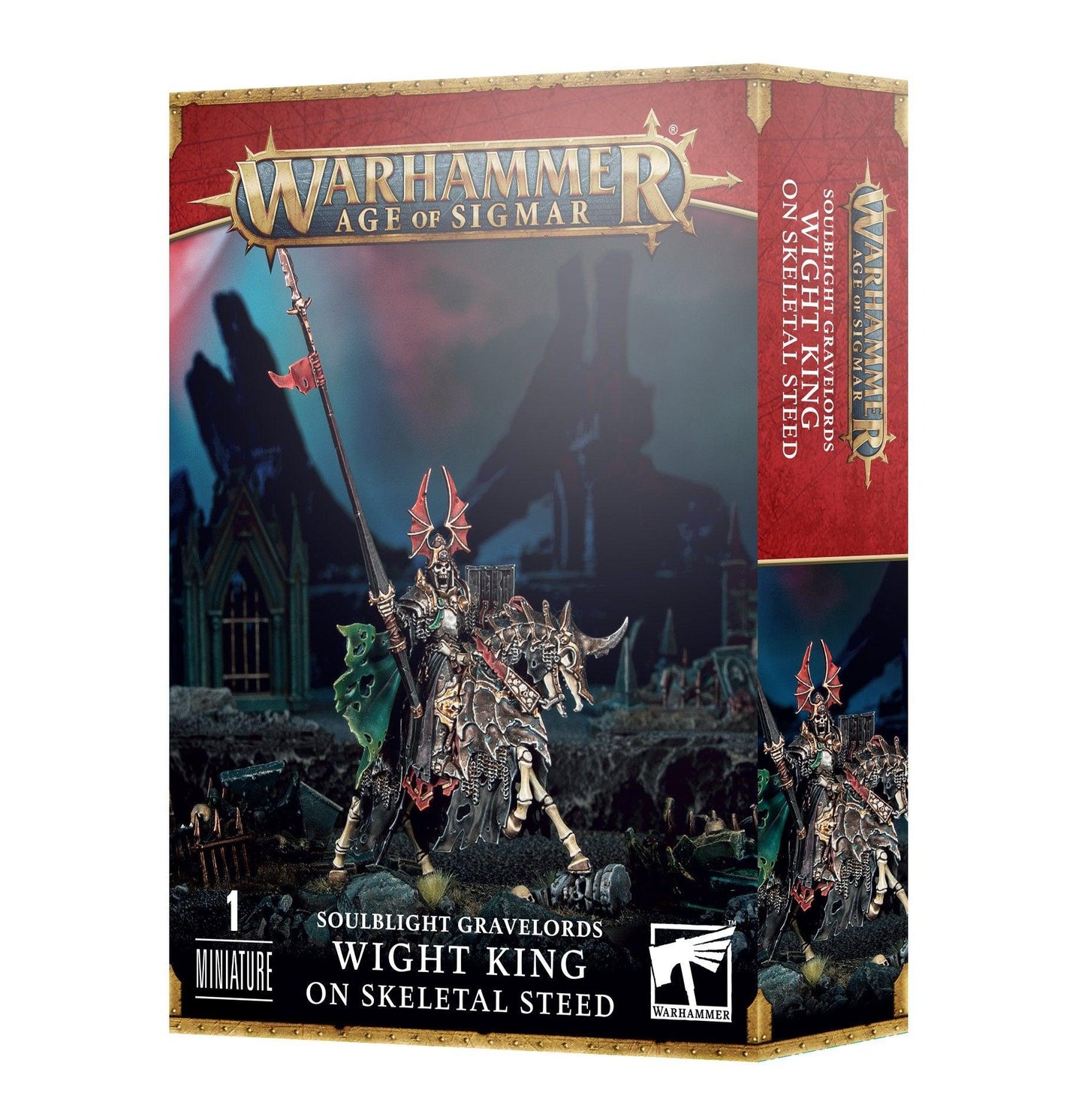 SOULBLIGHT GRAVELORDS: WIGHT KING ON SKELETAL STEED - ZZGames.dk