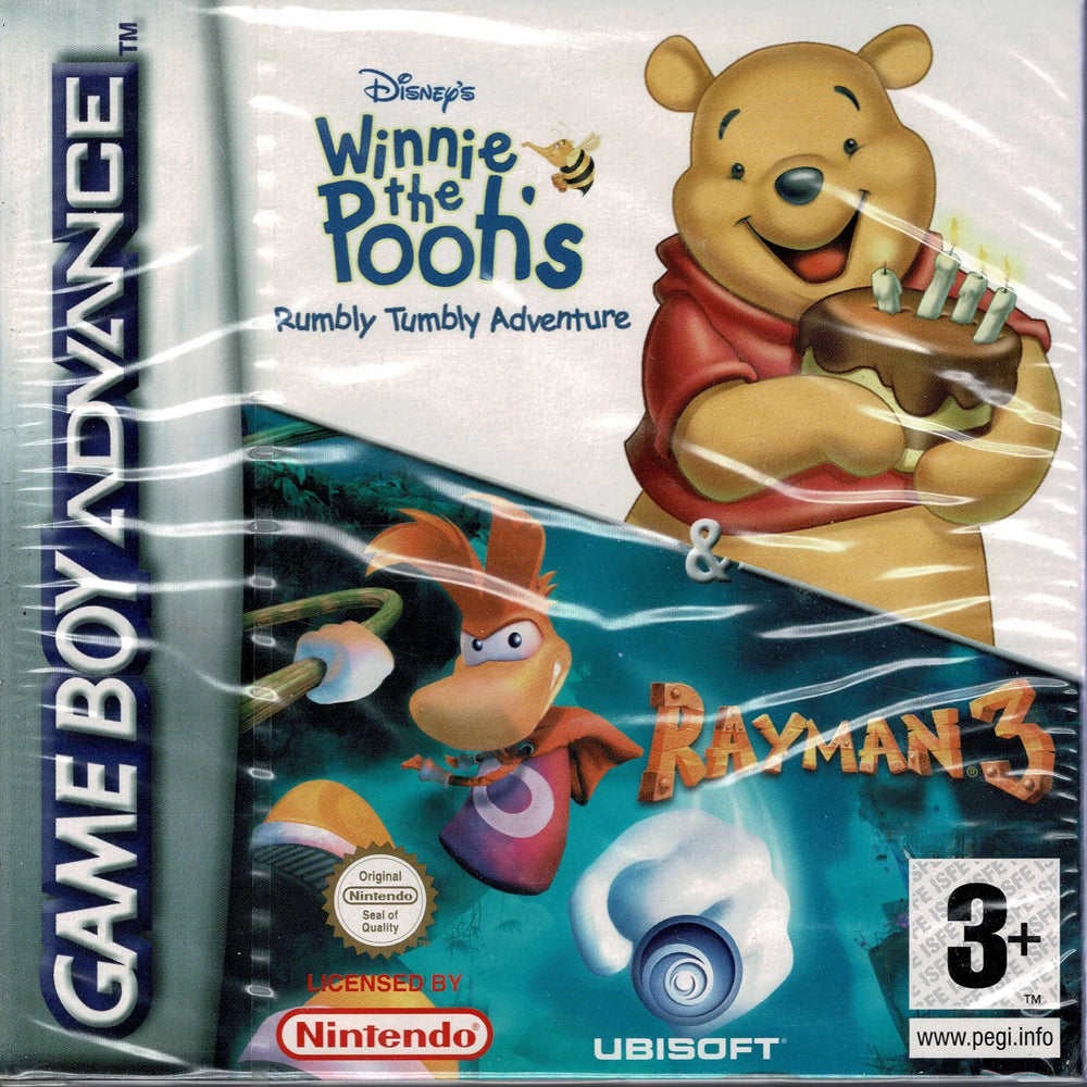 Winnie The Pooh & Rayman 3 set CIB - ZZGames.dk