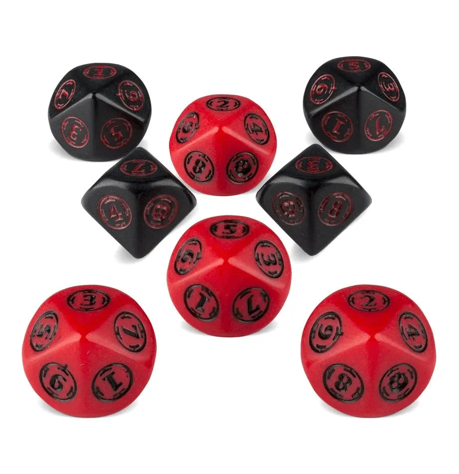 WOUND TRACKERS - RED/BLACK - ZZGames.dk