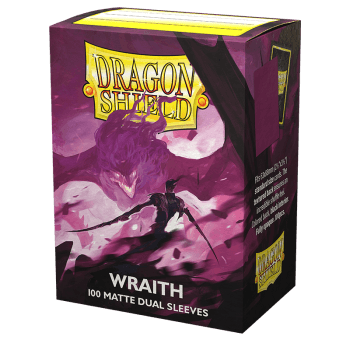 Dragon Shield Dual Matte Sleeves - Wraith 'Alaric, Chaos Wraith' (100 Sleeves) - ZZGames.dk