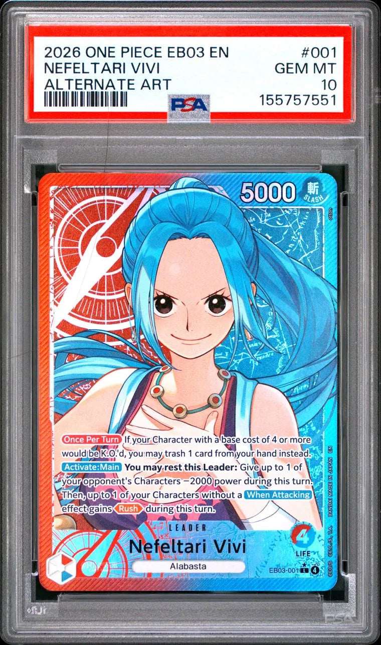 One Piece EB03 – Nefeltari Vivi (Alternate Art) #001