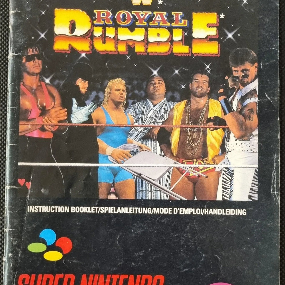 WWF Royal Rumble manual (UKV) (Slidt) - ZZGames.dk