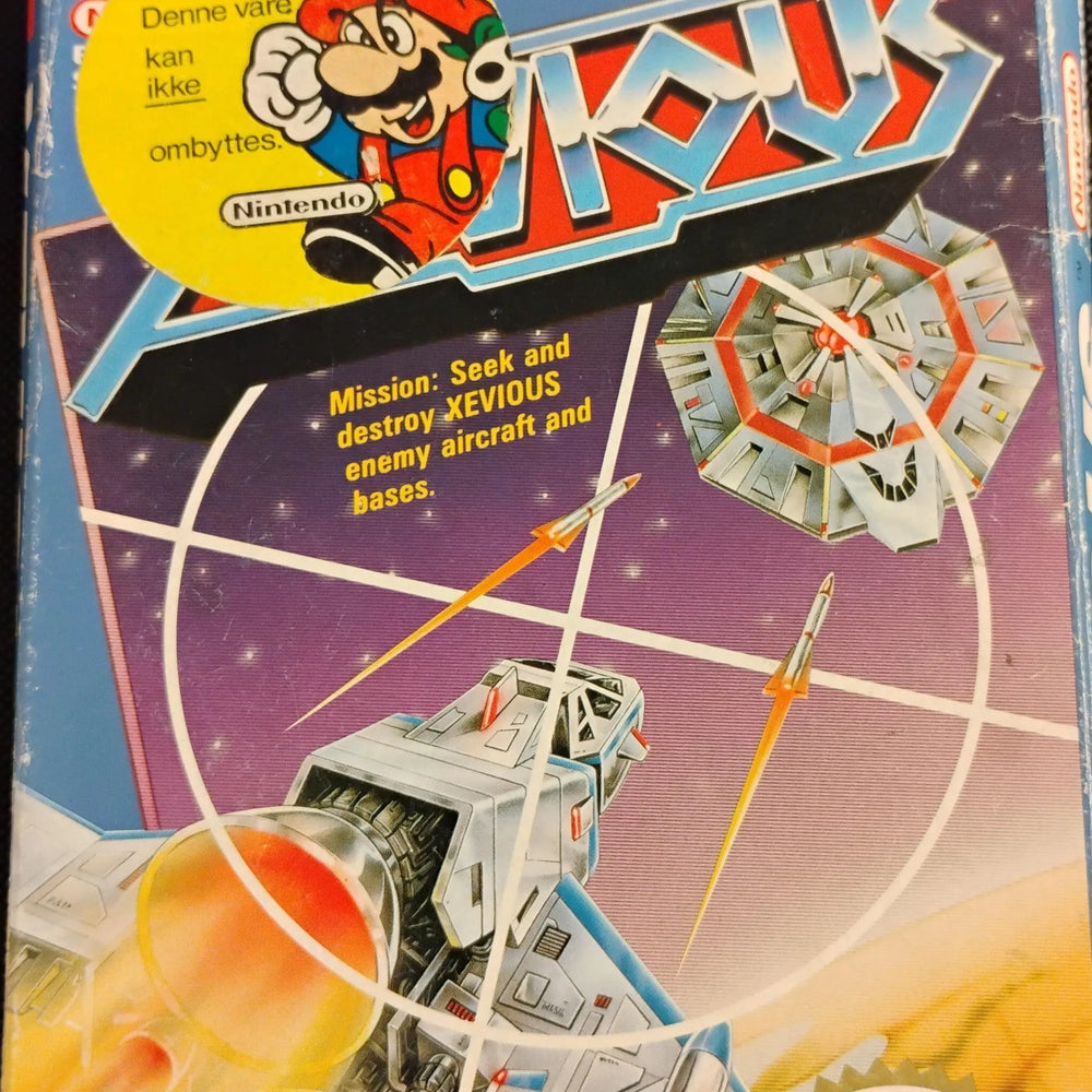 Xevious i æske (EEC) (U. manual) (Slidt æske) - ZZGames.dk