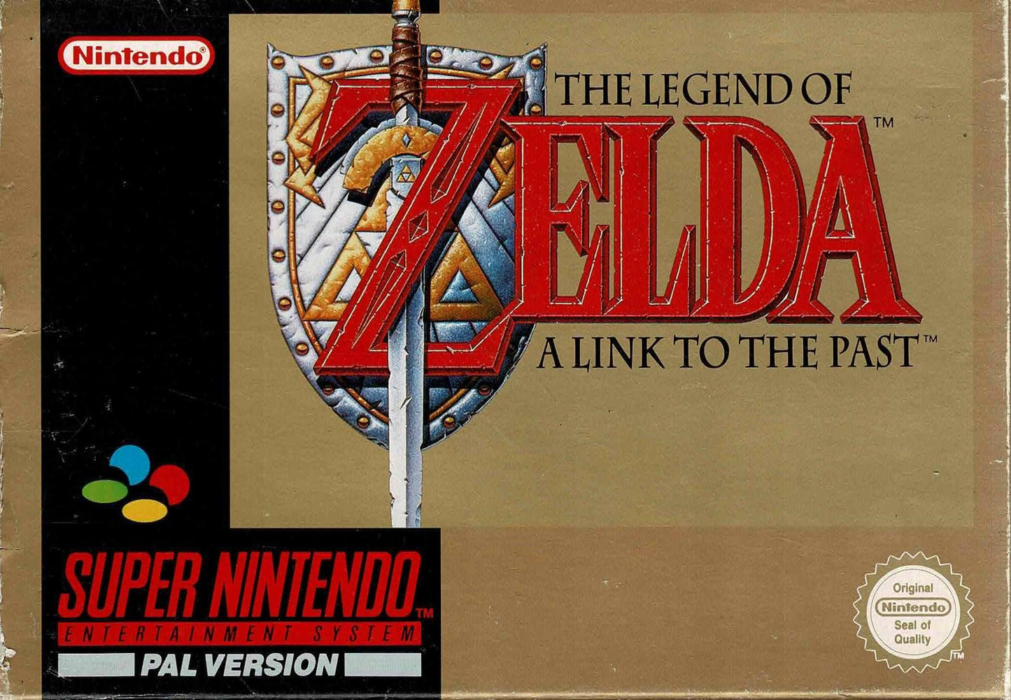 Zelda: A Link To The Past i æske (SCN u. kort) - ZZGames.dk