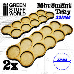 
                  
                    MDF Movement Trays 32mm x10 - Skirmish
                  
                